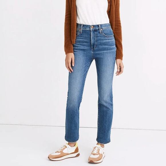 Madewell Slim Demi-Boot Jeans in Northaven Wash - Picture 1 of 11